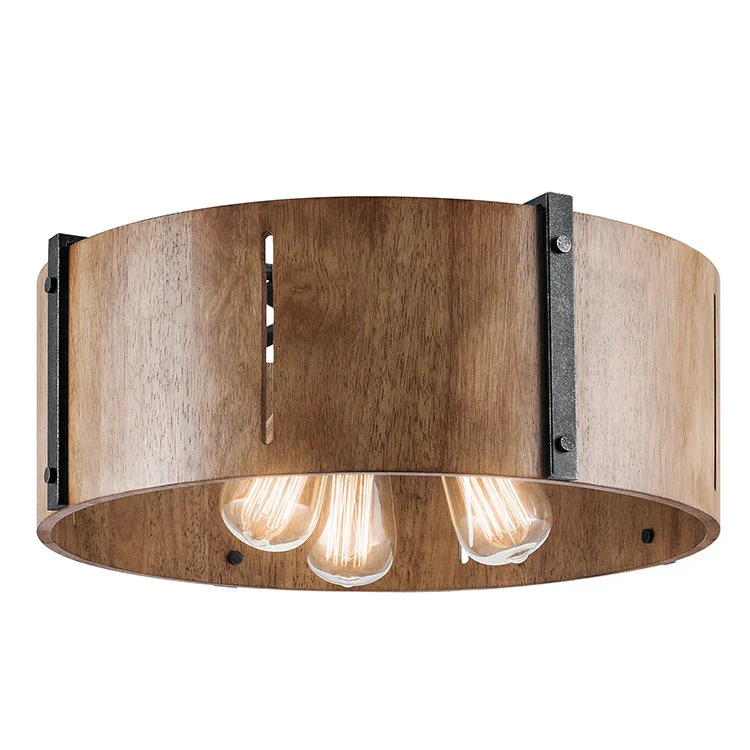 Elbur Three-Light Pendant/Semi-Flush Mount Ceiling Fixture - Frankwebs