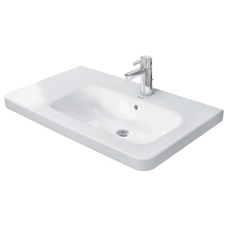 Lavatory Sink DuraStyle Wall Mount Right with Overflow 18-7/8 x 31-1/2 Inch Rectangle White 1 Hole - Frankwebs