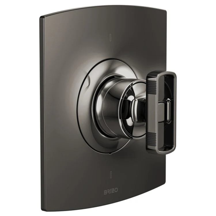 Thermostatic Trim Kintsu Sensori Valve 1 Less Handle Brilliance Black Onyx ADA for Requires Sensori Thermostatic Valve Rough Escutcheon and RP72604 Extension Kit Brass - Frankwebs