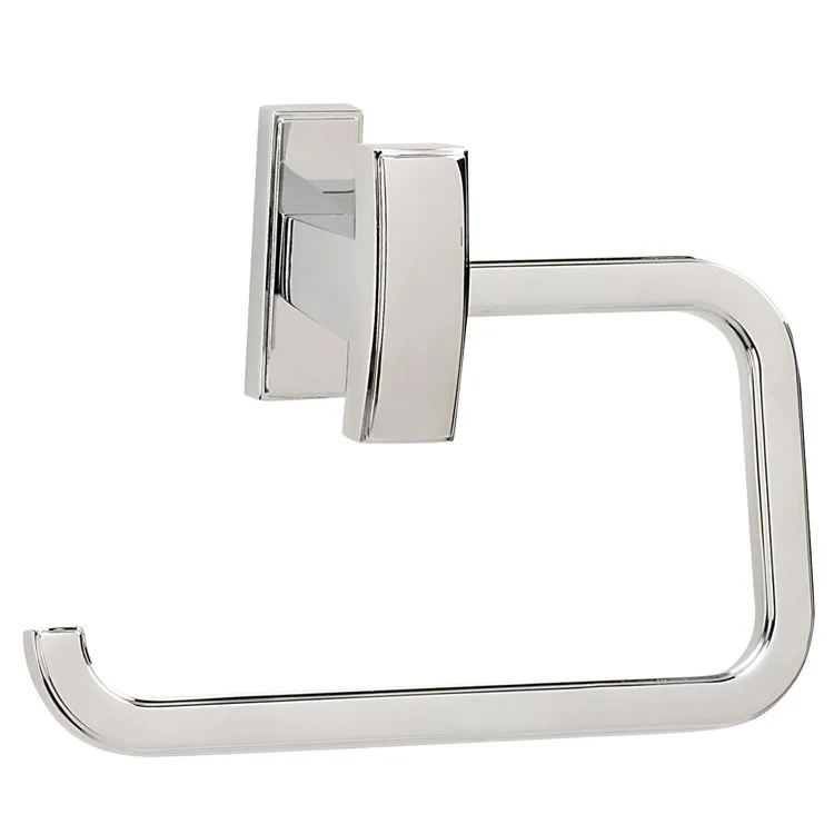 Toilet Paper Holder Arch Bath Single Post Polished Chrome 5-1/2 Inch 3-1/8 Inch Wall Mount - Frankwebs