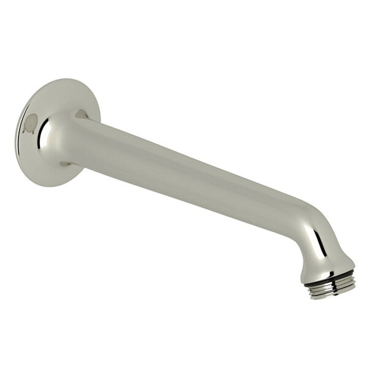 Shower Arm English Gold 8 Inch 1/2 Inch Female Inlet 1/2 Inch Male Outlet Brass Angled Down Wall Mount - Frankwebs