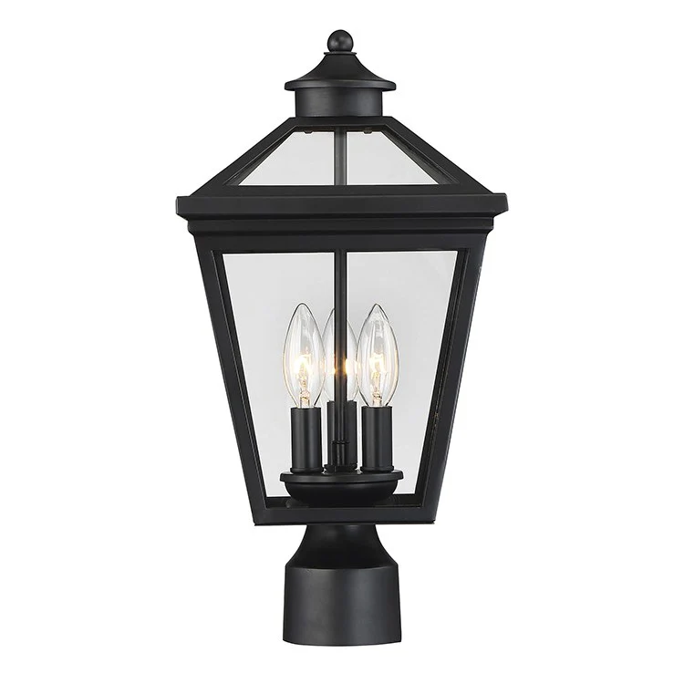 Ellijay Three-Light Outdoor Post Lantern - Frankwebs
