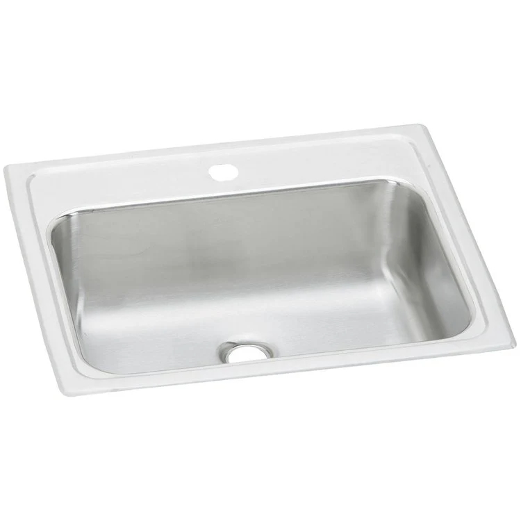 Lavatory Sink Celebrity 19 x 17 Inch Rectangle ADA Brushed Satin 1 Hole - Frankwebs