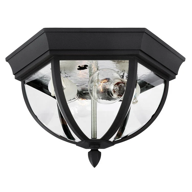 Wynfield Two-Light Outdoor Flush Mount Ceiling Fixture - Frankwebs