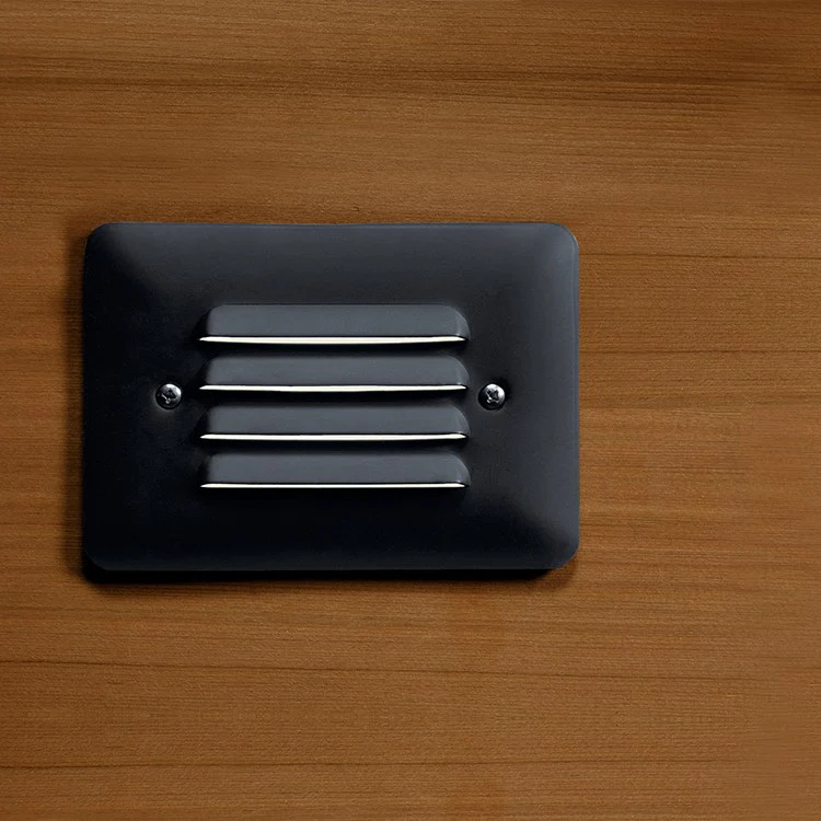 Single-Lamp Outdoor 2700K LED Mini Step Light with Louvers - Frankwebs