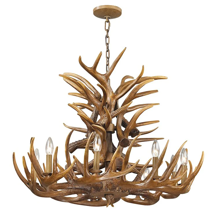 Elk Nine-Light Chandelier - Frankwebs