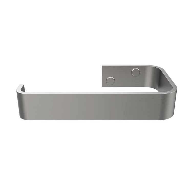 Toilet Paper Holder Odile Suite Brushed Chrome Aluminum 3-1/2 Inch Wall Mount - Frankwebs