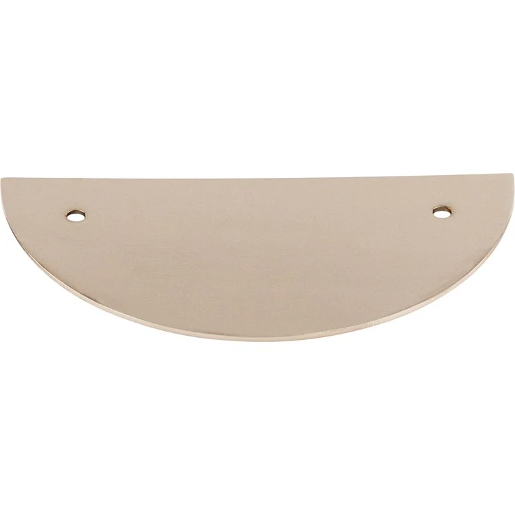 Backplate Sanctuary Half Circle 3-1/2 Inch Polished Nickel Steel TK54PN - Frankwebs