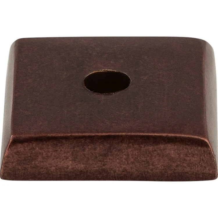 Knob Backplate Aspen Square Mahogany Bronze 7/8 Inch 1 Hole Bronze - Frankwebs