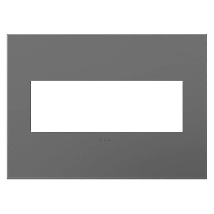 Wall Plate adorne 3 Gang Magnesium 7.06 x 5.13 Inch for adorne Switches/Dimmers and Outlets - Frankwebs