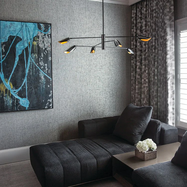 Bowery Six-Light LED Chandelier - Frankwebs