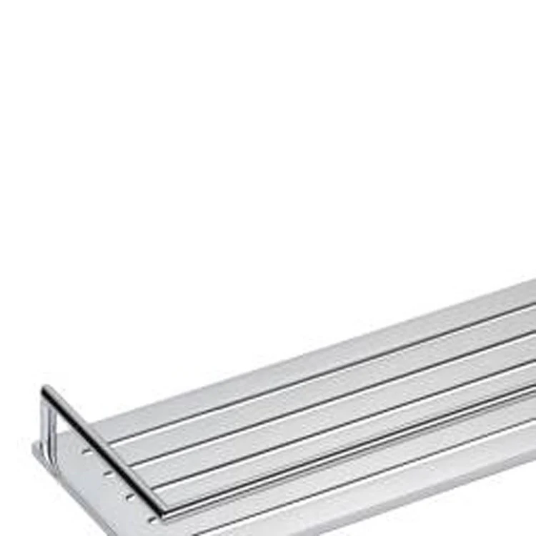 Shelf Surface Shower Long Basket Satin Nickel 12 Inch Brass - Frankwebs