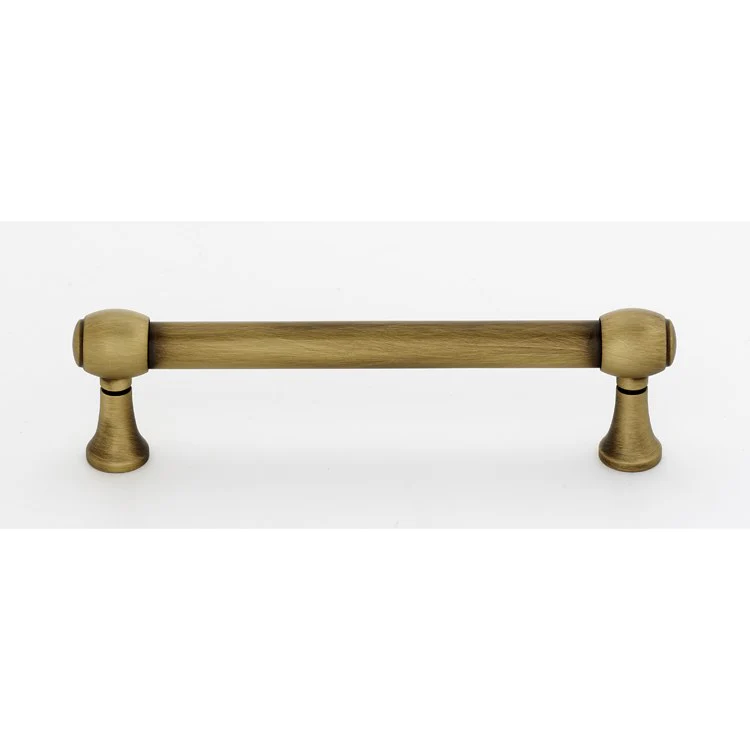 Pull Royale Unlacquered Brass 4 Inch 4-3/4 Inch 1-1/4 Inch - Frankwebs