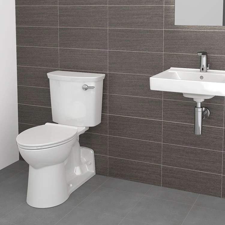 Yorkville VorMax Two-Piece Right Height Elongated Toilet with EverClean - Frankwebs