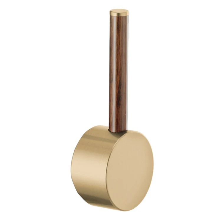 Handle Kit Odin Metal/Wood 1 Lever Brilliance Luxe Gold ADA for Pull Down Faucet - Frankwebs