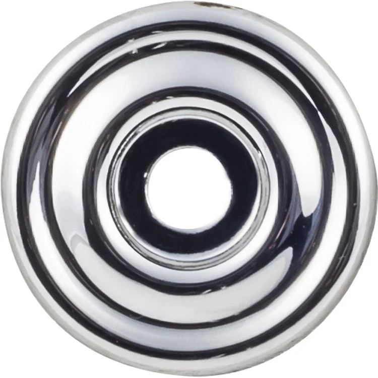 Backplate Devon Polished Chrome Brixton Circle 1-3/8 Inch Zinc Alloy for Decorative Hardware - Frankwebs