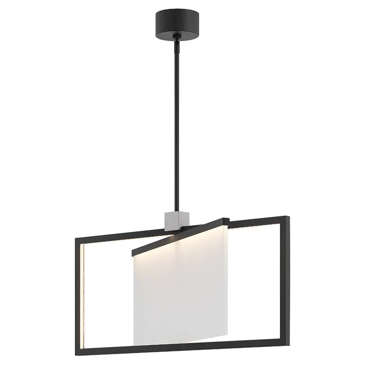 Folio Single-Light, Single-Tier LED Chandelier - Frankwebs