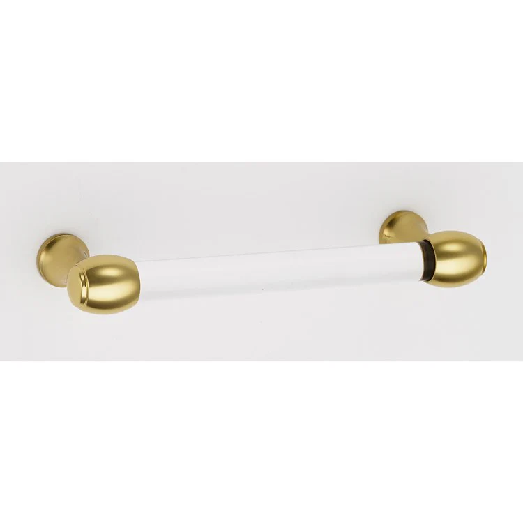 Pull Royale Acrylic Polished Brass 4 Inch 4-3/4 Inch 1-3/8 Inch - Frankwebs