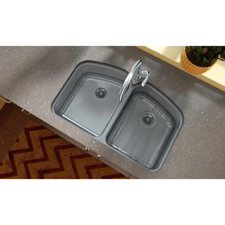 Sink Grid Bottom Grid 13.5 x 17.5 Inch Polished Stainless Steel for Bowls with Rear Center Drain Opening - Frankwebs