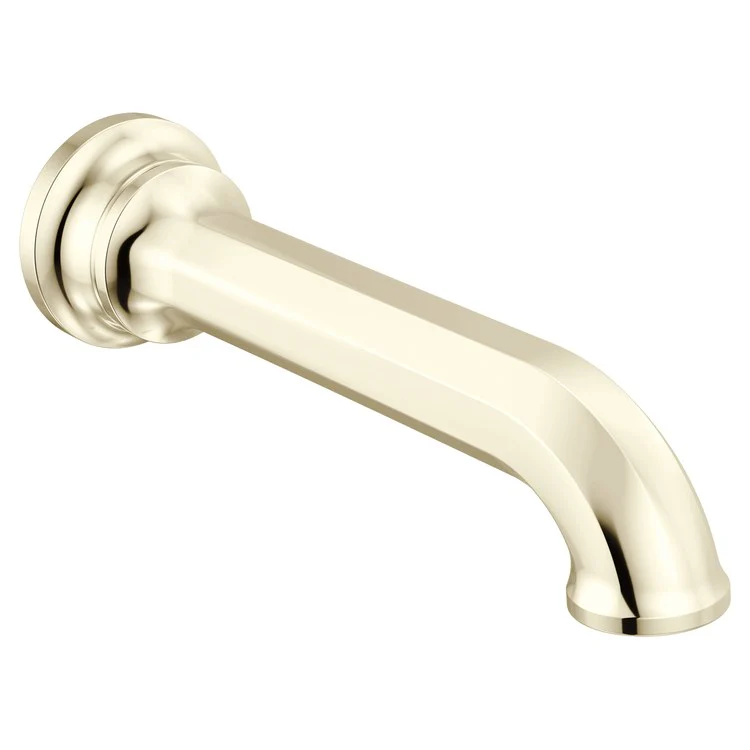 Tub Spout Beauclere Less Diverter Brilliance Polished Gold 9 Inch Brass 1/2 IN NPT - Frankwebs