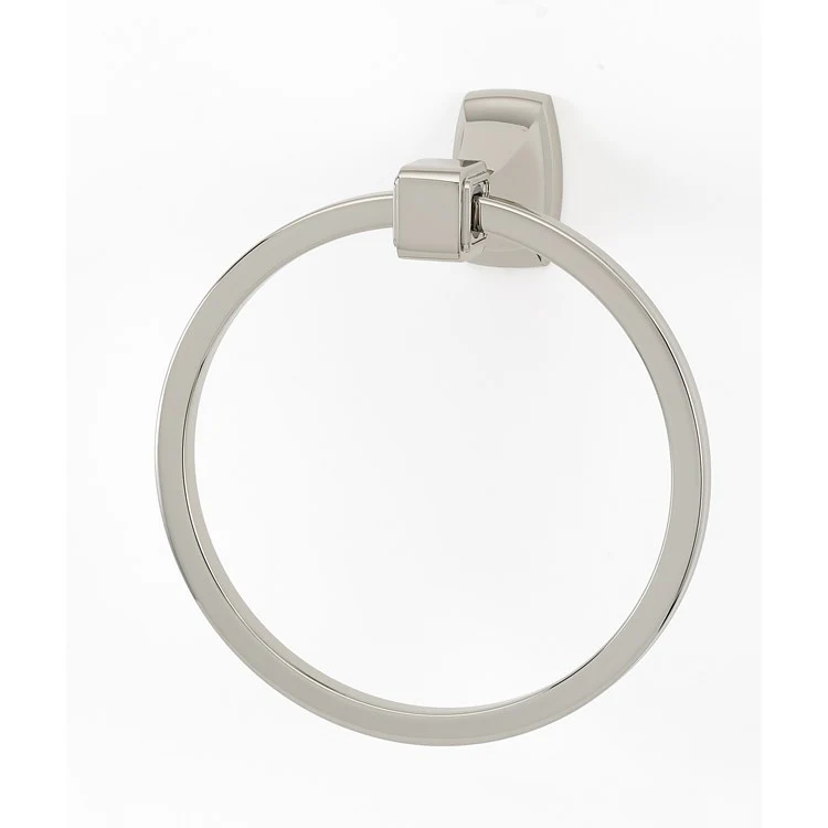 Towel Ring Cube Bath 6 Inch Polished Brass 3-1/16 Inch - Frankwebs