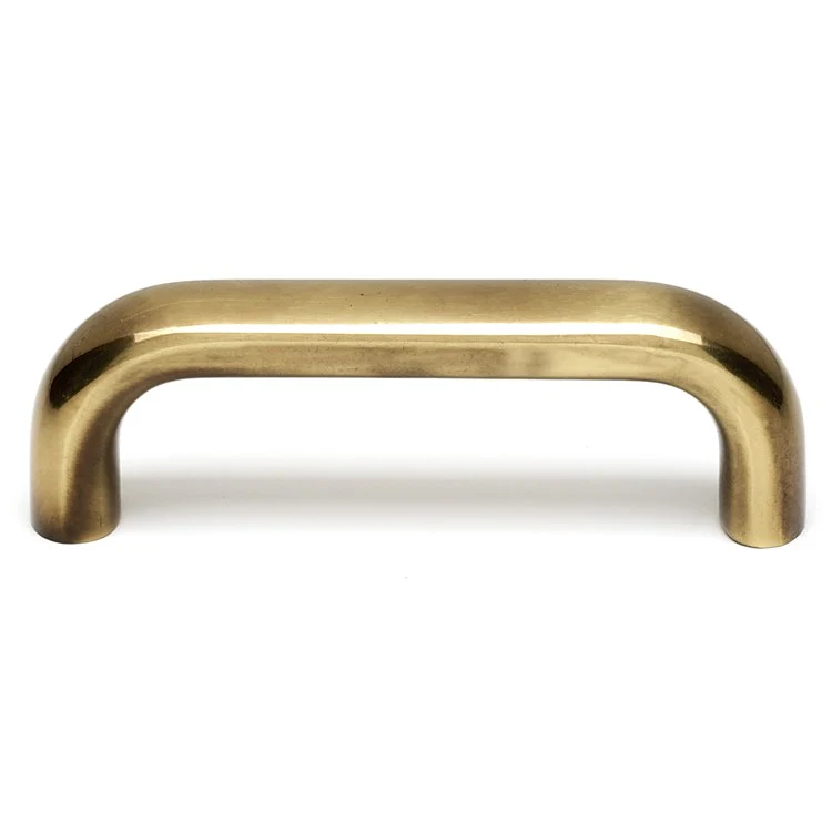 Pull Collection II Polished Antique Brass 3 Inch 3-1/2 Inch 1-1/8 Inch - Frankwebs