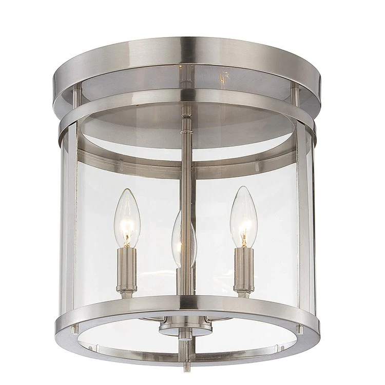 Penrose Three-Light Flush Mount Ceiling Fixture - Frankwebs
