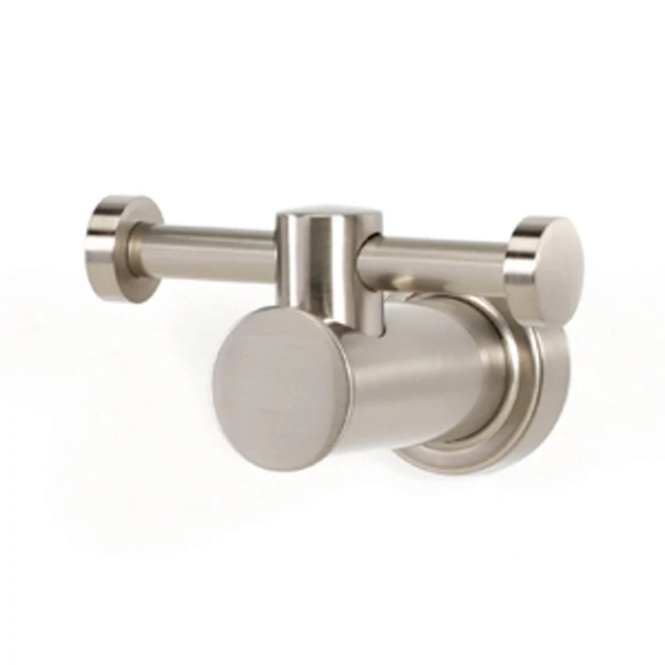 Robe Hook Infinity Bath Double Polished Nickel 1-1/2 Inch 2-3/8 Inch Wall Mount Brass - Frankwebs