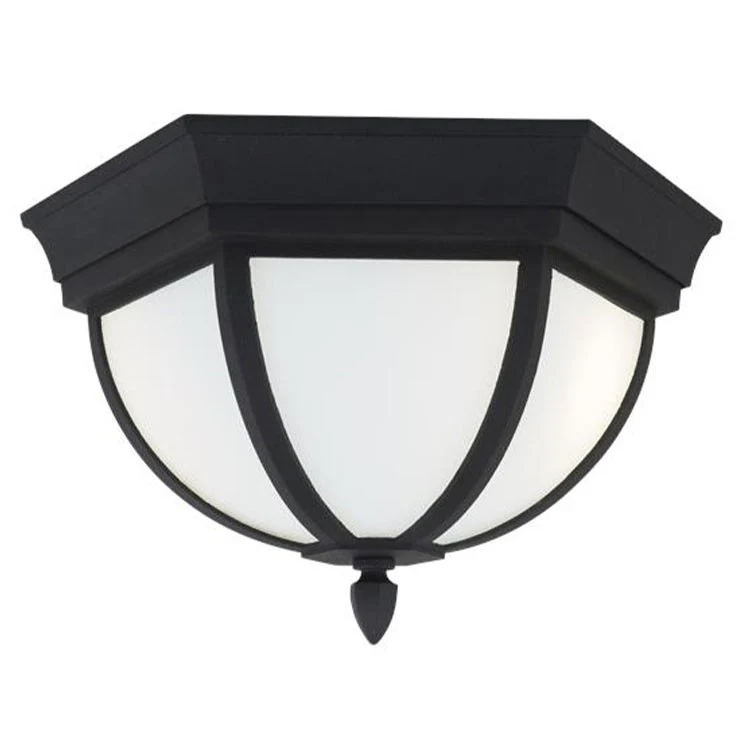 Wynfield Two-Light LED Outdoor Flush Mount Ceiling Fixture - Frankwebs