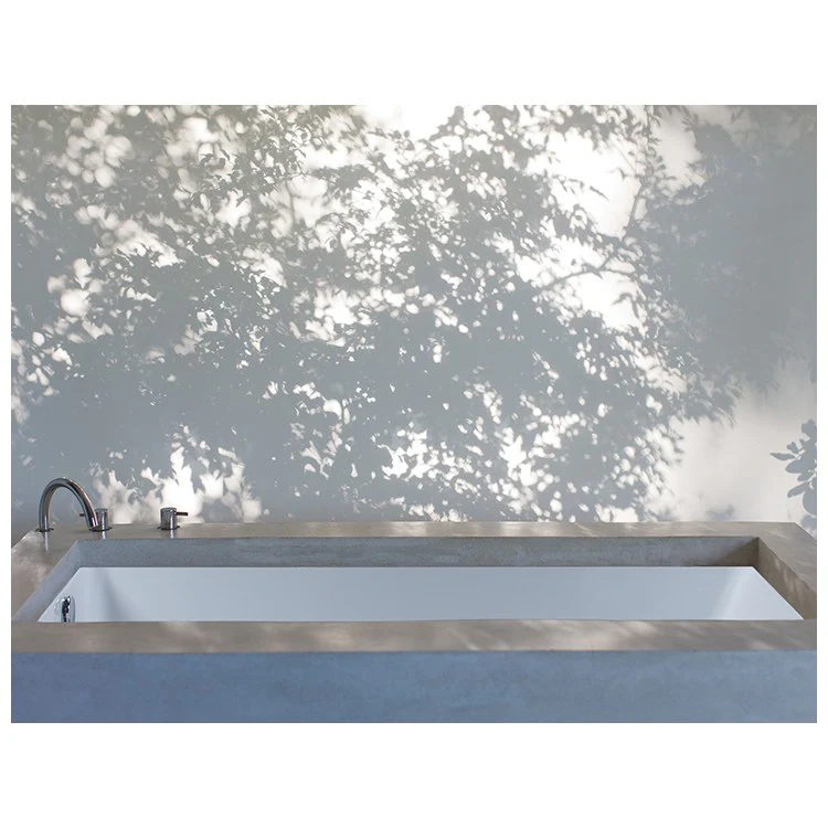 Soaking Tub Andrea 1 71.625 x 31.625 Inch Drop-In Left/Right Hand White Acrylic CXL 100 Gallons 22-1/4 Inch - Frankwebs