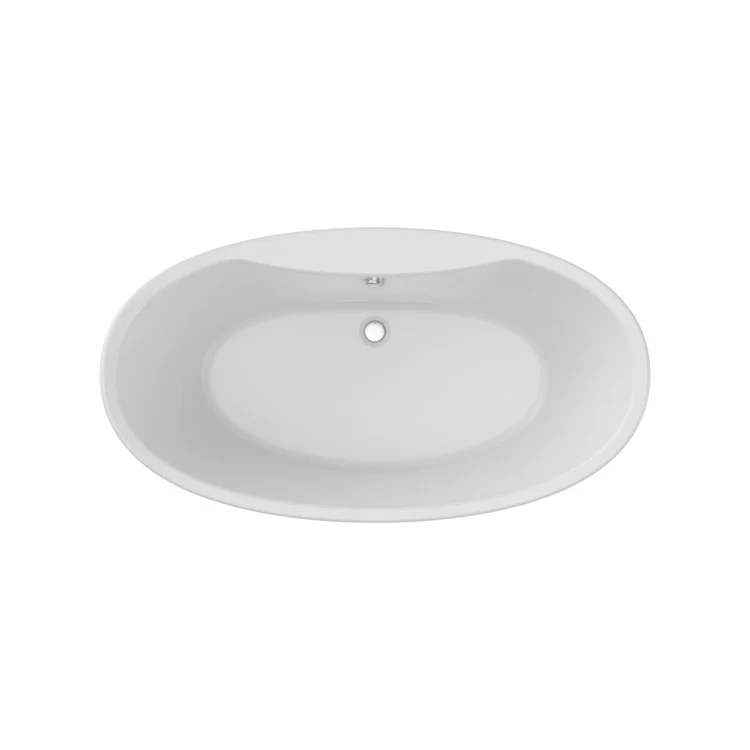Freestanding Tub Delsia 66 x 36 x 26-5/8 Inch 2 Piece Center Drain Black Oval - Frankwebs