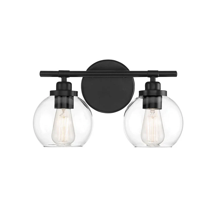 Carson Two-Light Bathroom Vanity Fixture - Frankwebs