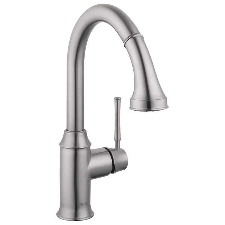 Talis C Single Handle Pull Down Prep Faucet with Dual Spray - Frankwebs