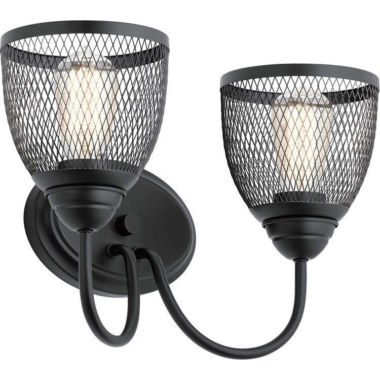 Voclain Two-Light Bathroom Vanity Fixture - Frankwebs