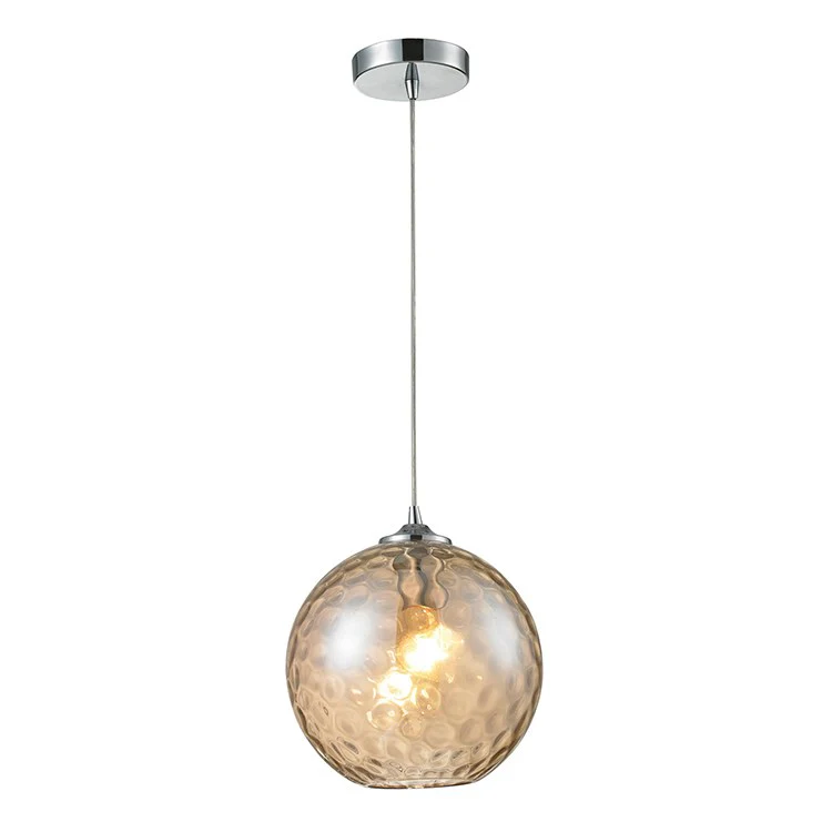 Watersphere Single-Light Pendant with Recessed Light Kit - Frankwebs