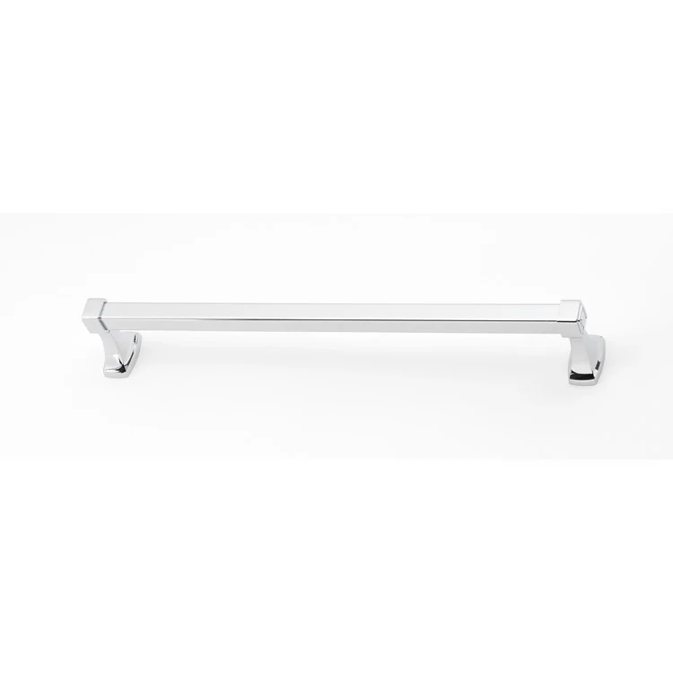 Towel Bar Cube Bath 18 Inch Polished Nickel Brass 3-1/16 Inch - Frankwebs