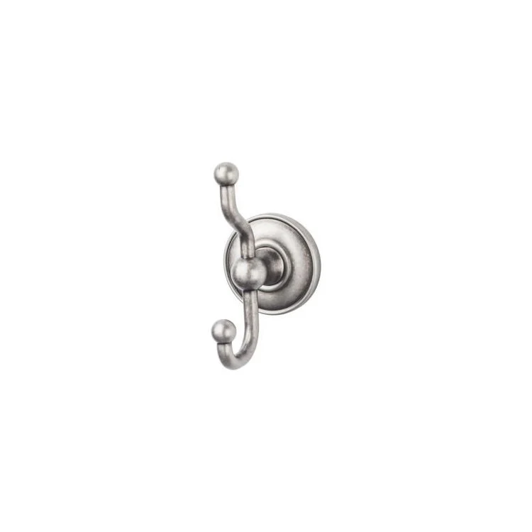 Robe Hook Edwardian Bath Plain Backplate Polished Chrome 5 Inch 3-1/4 Inch Wall Mount Zinc Alloy - Frankwebs