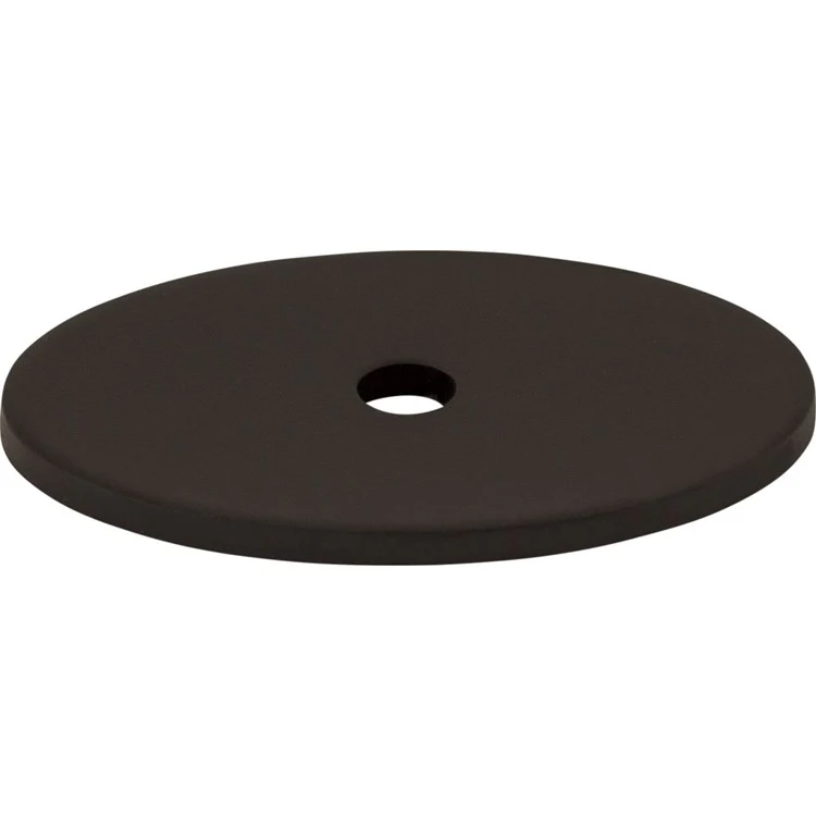 Backplate Sanctuary Oval 1-1/2 Inch Flat Black Steel TK60BLK - Frankwebs