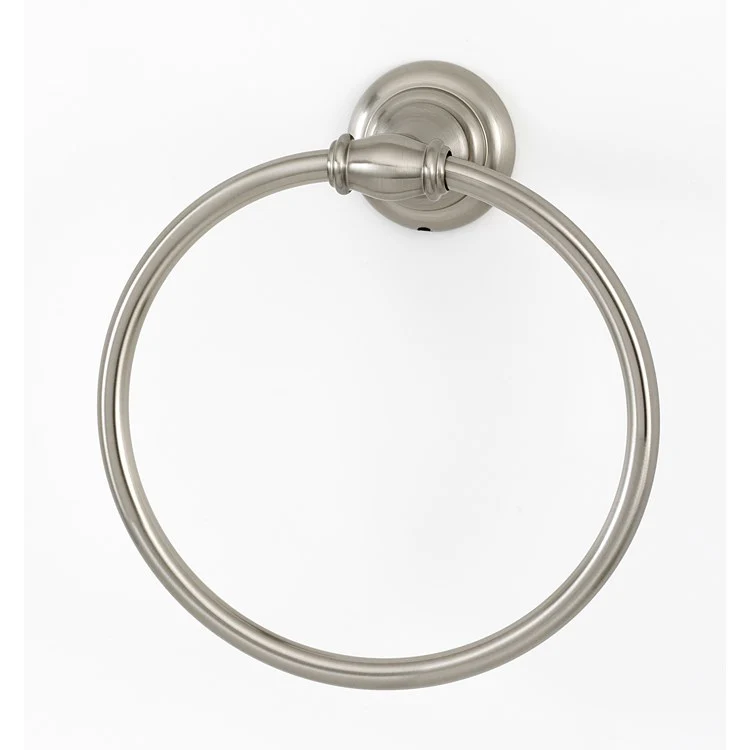 Towel Ring Charlie's Bath 6 Inch Satin Nickel Brass 2-3/4 Inch - Frankwebs