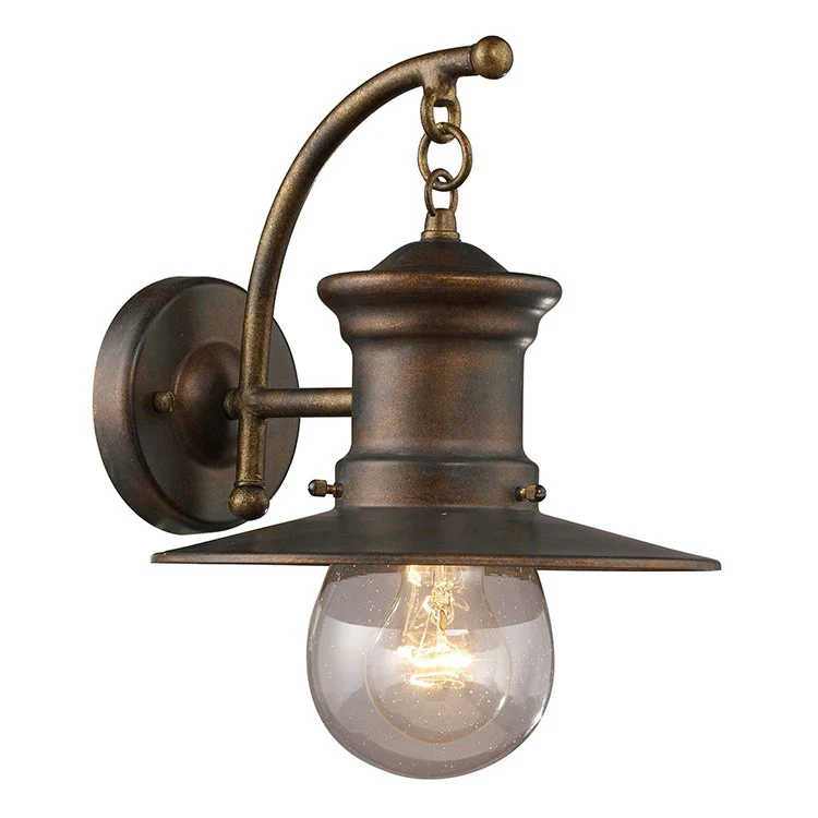 Maritime Single-Light Outdoor Wall Sconce - Frankwebs