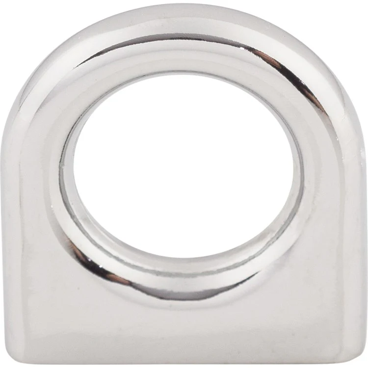Pull Nouveau Ring for Decorative Hardware Polished Chrome Zinc Alloy 5/8 Inch 1-3/16 Inch Length - Frankwebs