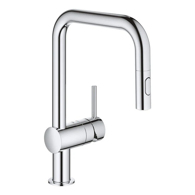 Minta Single Handle Pull-Down Gooseneck Kitchen Faucet with Dual-Function Spray Head - Frankwebs
