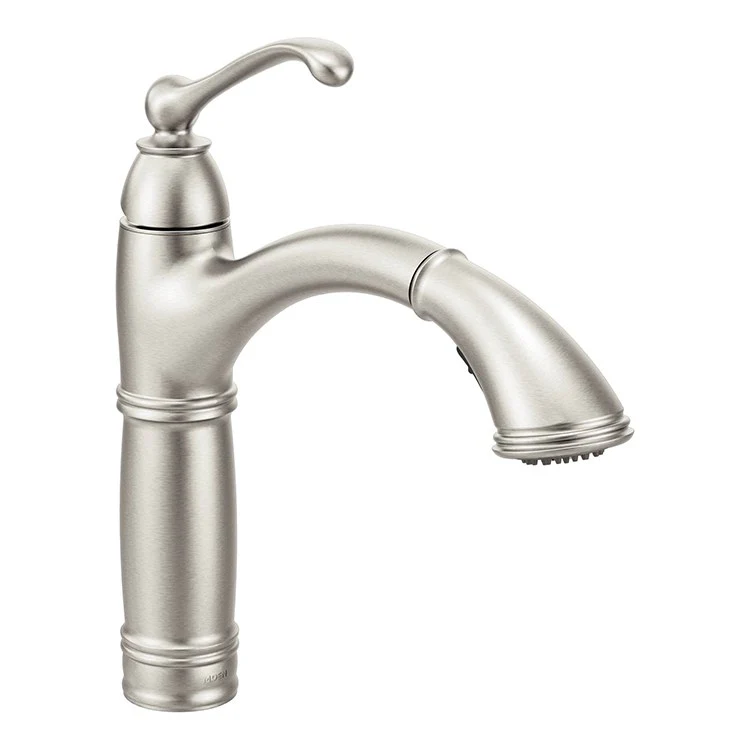 Brantford Single Handle High-Arc Pull Out Kitchen Faucet - Frankwebs