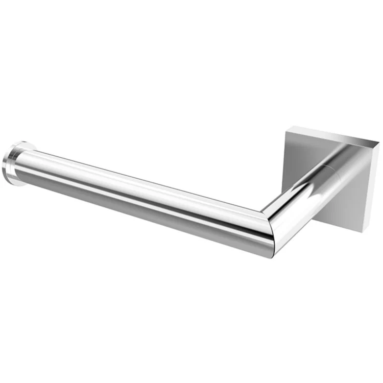 Toilet Paper Holder Duro Polished Chrome Metal 6-1/2 Inch 3-7/16 Inch Wall Mount - Frankwebs