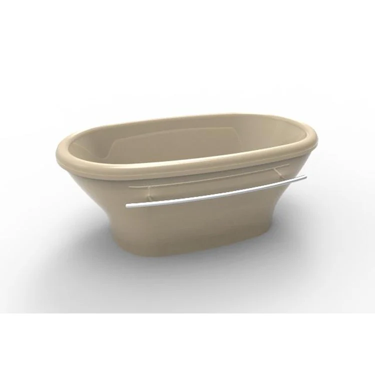 Air Tub Designer Collection Chloe Freestanding Bone Oval Acrylic 70 x 40 x 27 Inch - Frankwebs