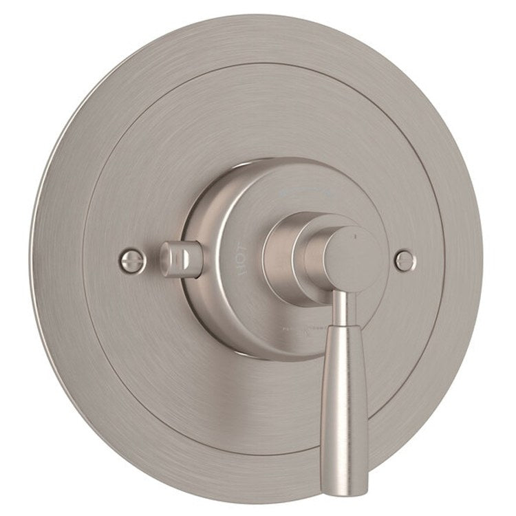 Thermostatic Trim Holborn 3/4 Inch without Volume Control 1 Lever Satin Nickel Brass - Frankwebs