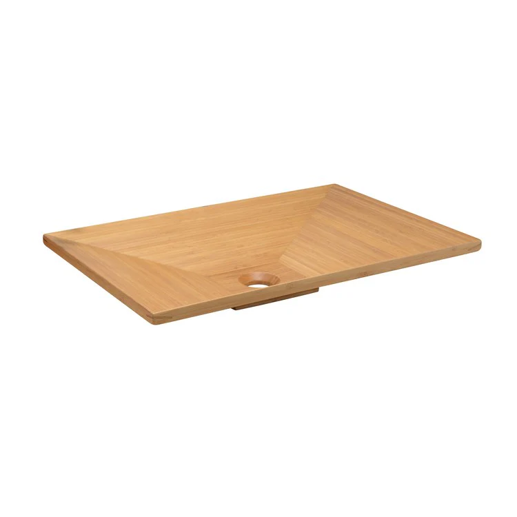 Vessel Cayman Rectangle 21-5/8 Inch Bamboo - Frankwebs