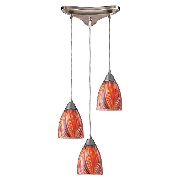 Arco Baleno Three-Light Pendant - Frankwebs