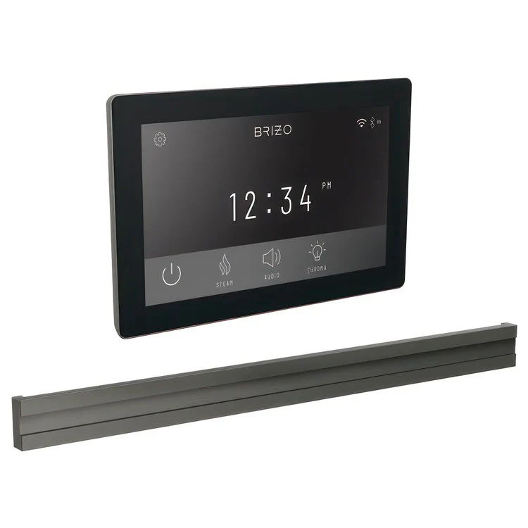 Steam Kit Mystix Lumicoat Luxe Nickel Transcendent with Digital Interface & Bilateral Steam Head 12 User Presets Built-In WIFI & Bluetooth Capabilities AromaTherapy AudioTherapy & ChromaTherapy Options Patented Dual Sensor Technology - Frankwebs