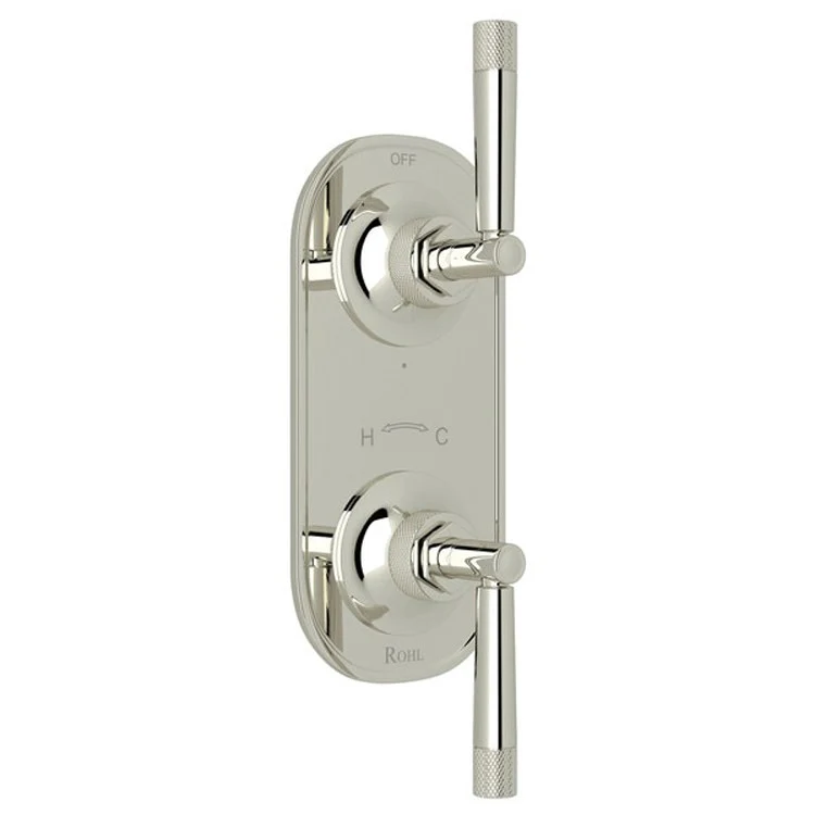 Thermostatic Trim Graceline with Diverter 2 Lever French Brass 1/2 Inch 6.7 Gallons per Minute - Frankwebs